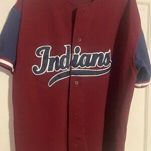 Vintage Starter 90's Cleveland Indians Baseball Jersey Men's XL